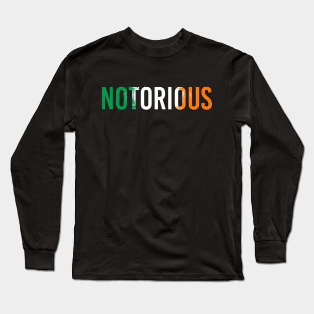 Notorious Conor McGregor Irish Long Sleeve T-Shirt by MMAMerch